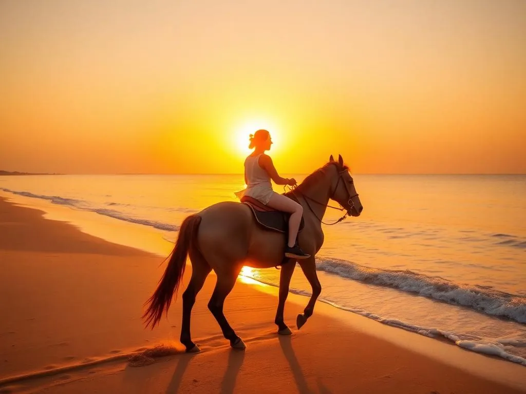 Horse Riding in the Desert
